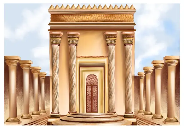 בית המקדש, איור של נחמי הברפלד